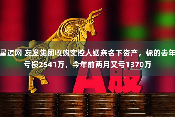 星迈网 友发集团收购实控人姻亲名下资产，标的去年亏损2541万，今年前两月又亏1370万